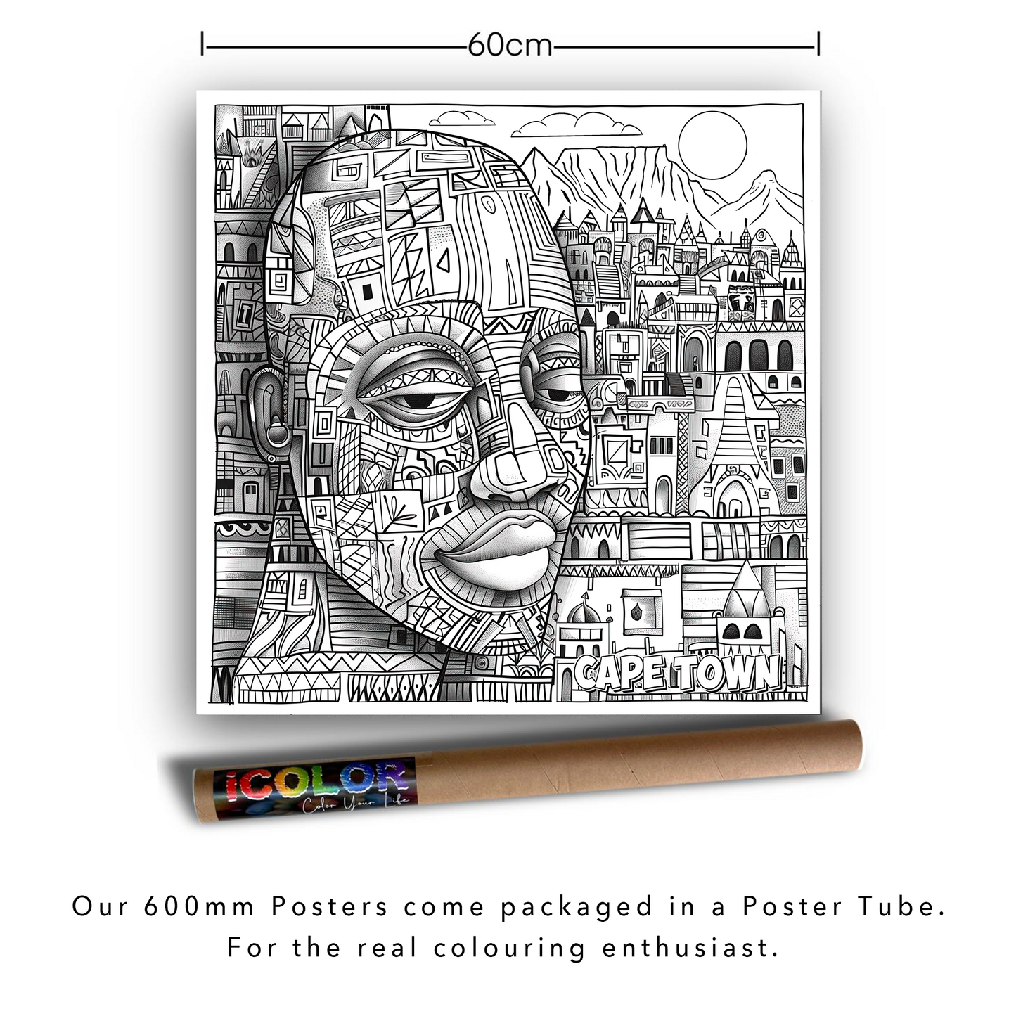 Cape Town Mosaic Colouring Products - Explore South Africa's Heritage | iColor