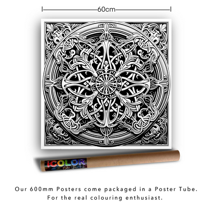 Celtic Knotwork Colouring Products - Intricate Mandala Art | iColor