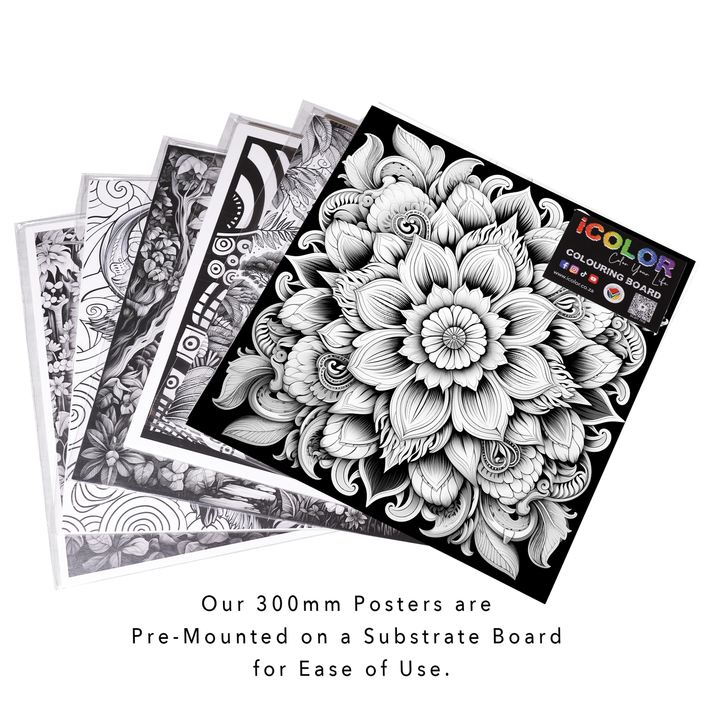 Flower Mandala Colouring Products - Intricate Mandala Art | iColor