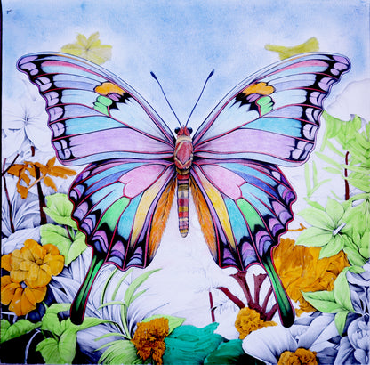 Fluttering Oasis Colouring Products - Majestic Animal Art | iColor