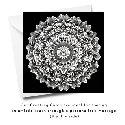 Geometric Mandala Black Colouring Products - Intricate Mandala Art | iColor