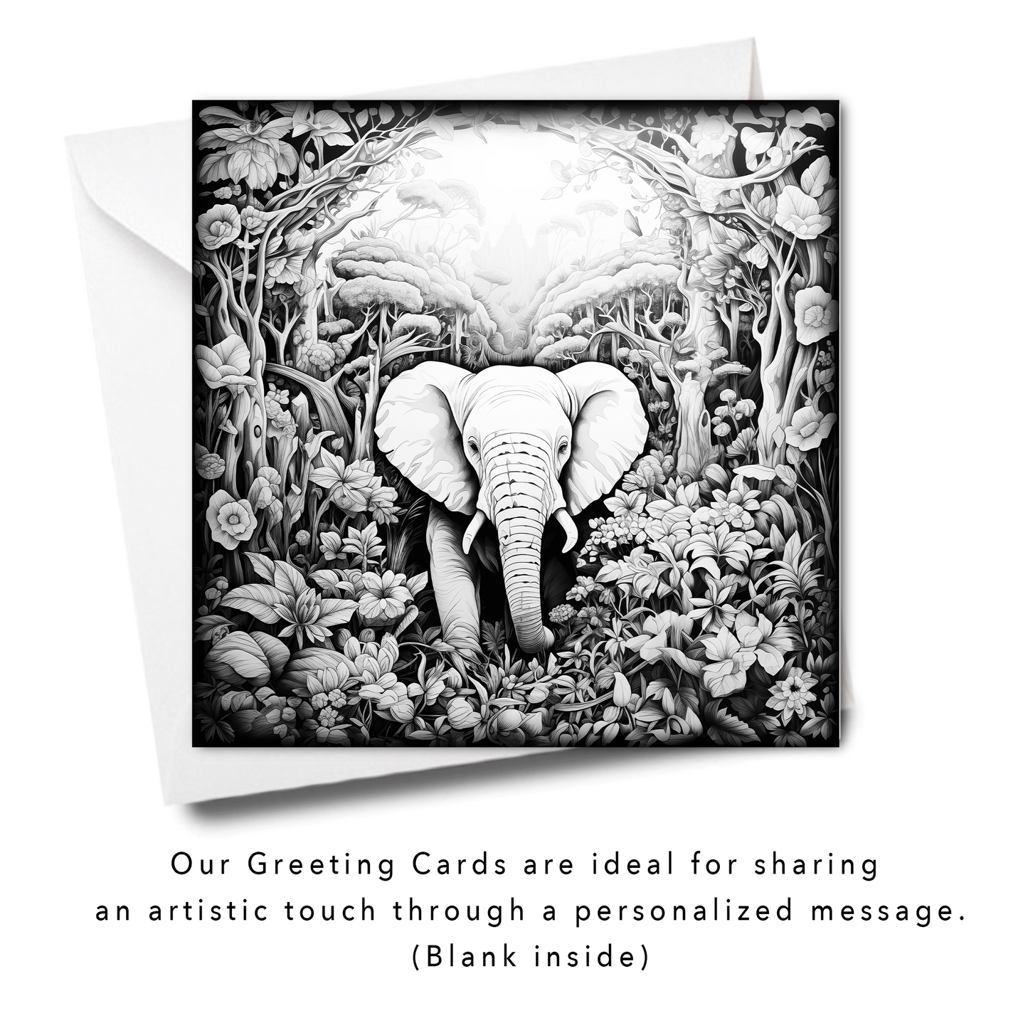 Jungle Elephant Colouring Products - Majestic Animal Art | iColor