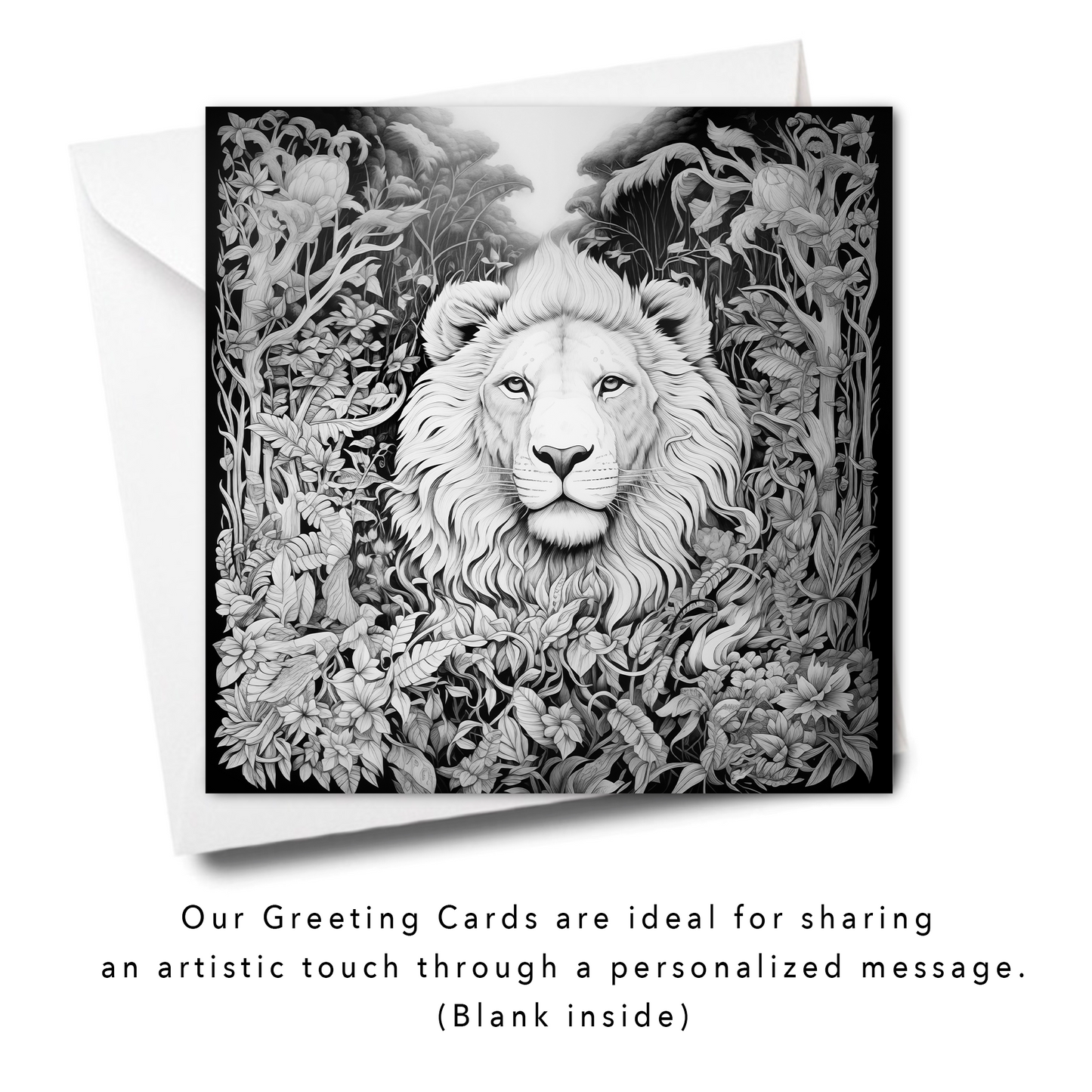 Jungle Lion Colouring Products - Majestic Animal Art | iColor