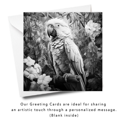 Fine Art - Leafy Parrot Colouring Products - Majestic Animal Art | iColor