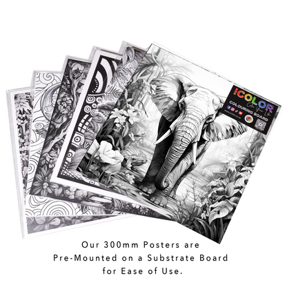 Fine Art - Majestic Elephant Colouring Products - Majestic Animal Art | iColor