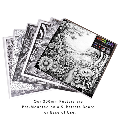 Meadow Oasis Colouring Products - Picturesque Scenery Art | iColor