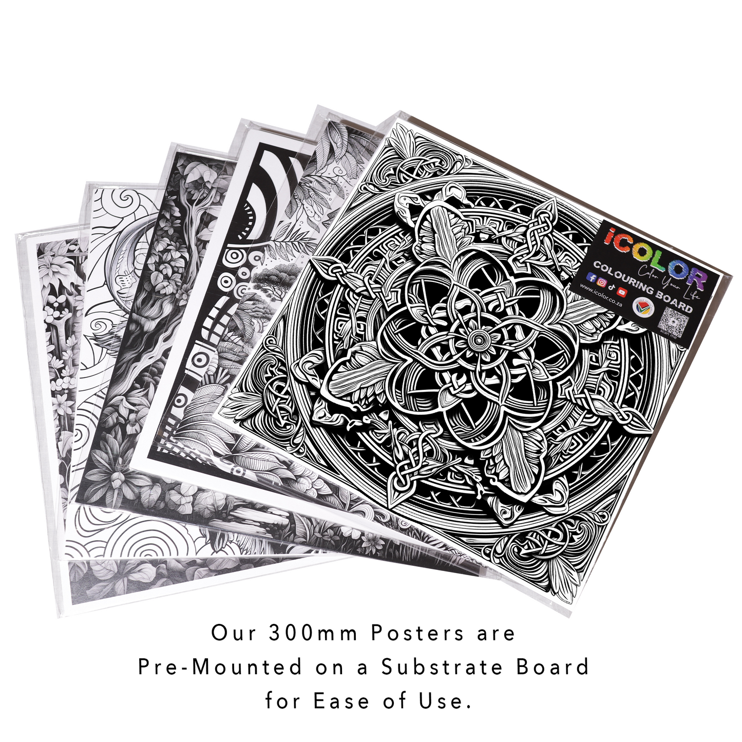 Silver Spear Celtic Mandala Colouring Products - Intricate Mandala Art | iColor