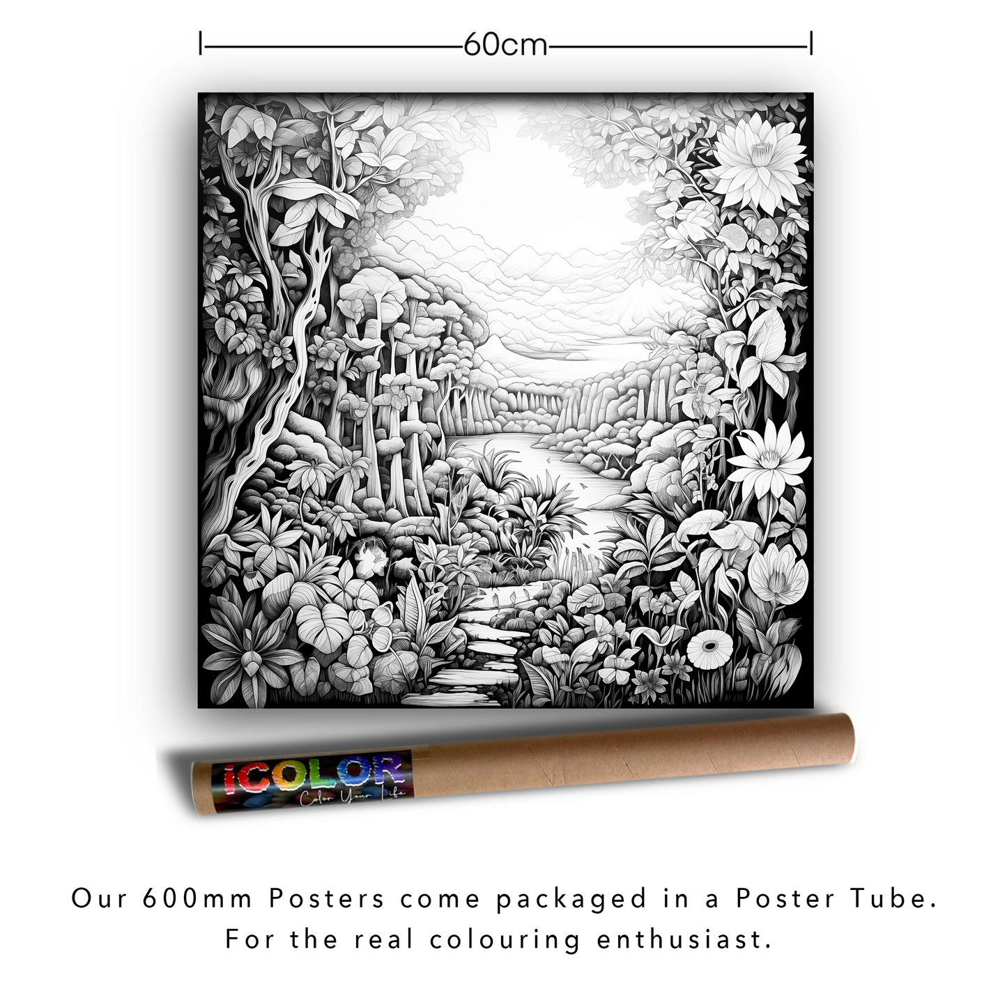 Through the African Jungle Colouring Products - Picturesque Scenery Art | iColor