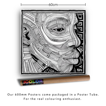 Visions of Tradition Colouring Products - Modern Interpretation of African Masks | iColor